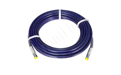 What is a paint spray hose made of
