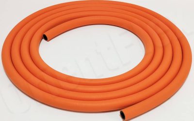 How to install gas hose in place