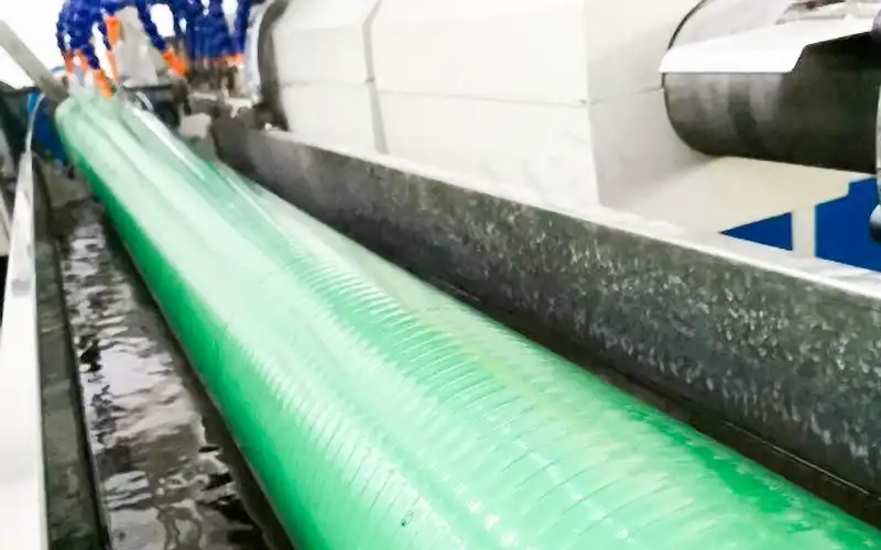 Green Suction Hose Production