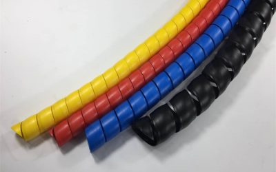 Three methods to install a hydraulic hose protection wrap