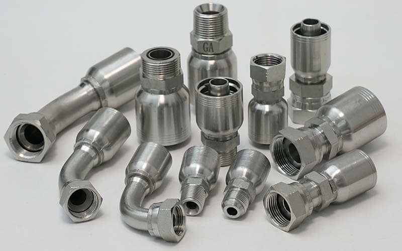 hydraulic hose fittings agricultural machinery hose fittings rubber water hose